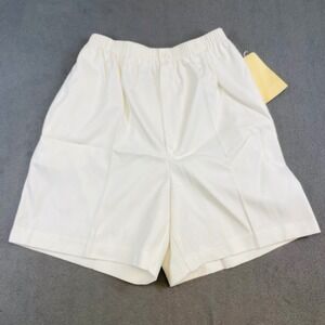 Vtg Deadstock NWT Palmer Sport White Cotton Poly Shorts Women 14 Hudson 80s